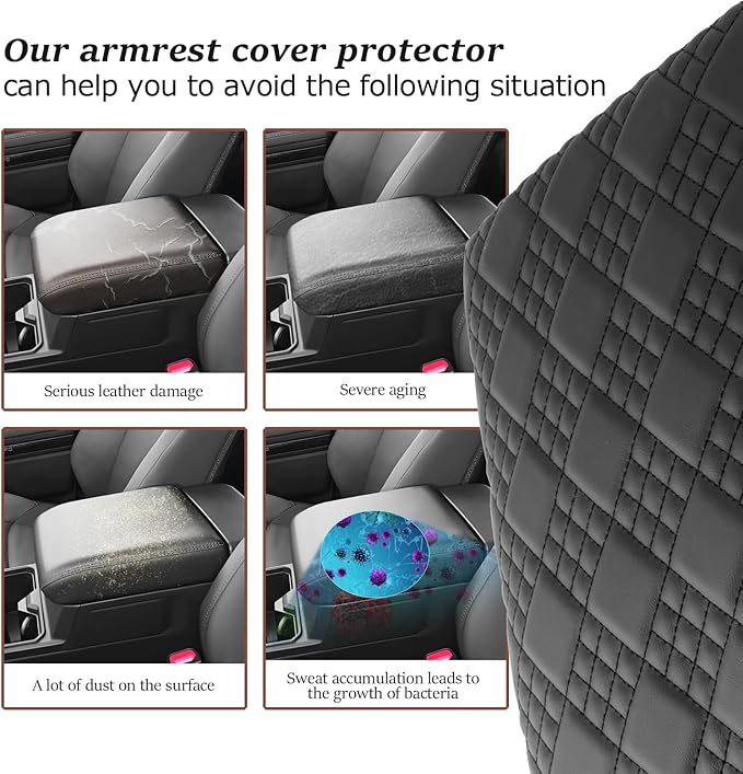 SKTU 2025 2026 4Runner Armrest Cover for 2025 2026 Toyota 4Runner Center Console Cover Toyota 4Runner 2025 2026 Accessories 2025 2026 4Runner Soft Center Console Cushion-Durable