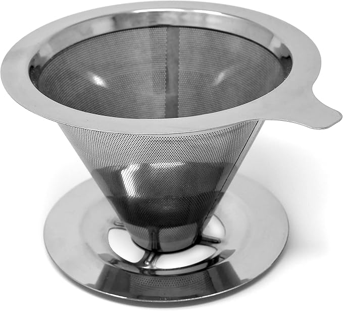 Norpro Stainless Steel Pour Over Coffee Filter 5.5" x 4.75" x 3.25"