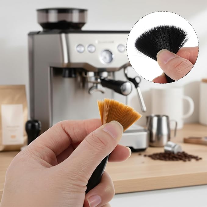 Coffee Grinder Cleaning Brush Coffee Grinder Brush Set Air Duster and Dusting Espresso Brushes Accessories Cleaner Barista Brushes Espresso Machine Cleaning Tool for Bean Grain Tool Home Kitchen