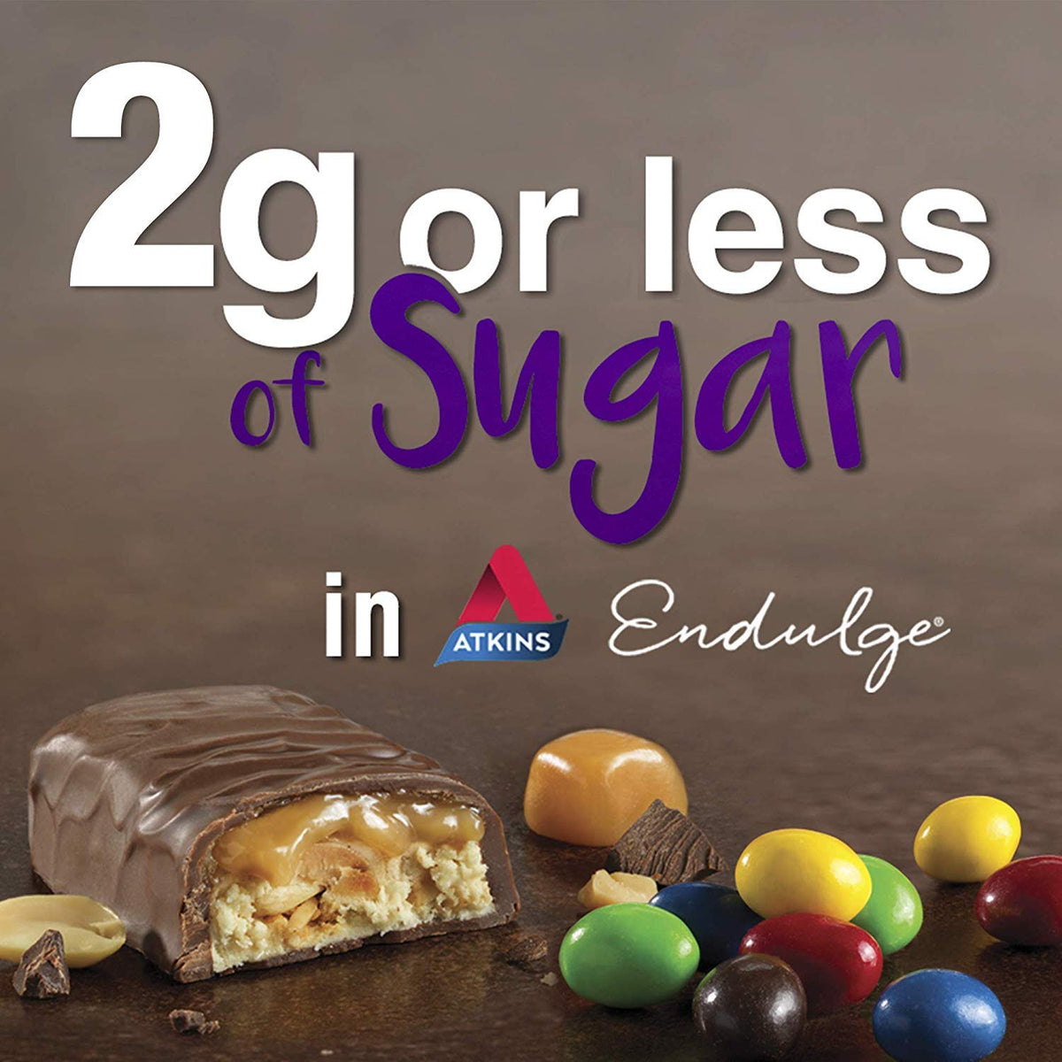 Atkins Endulge Peanut Butter Cups, 20 count low carb dessert with 0g sugar