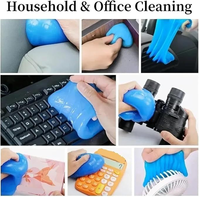 Car Cleaning Gel - Reusable Interior Detail Putty for Cars, Keyboards, and Notebooks - Magic Cleaning Gel for Effective Dirt Removal(1pc)