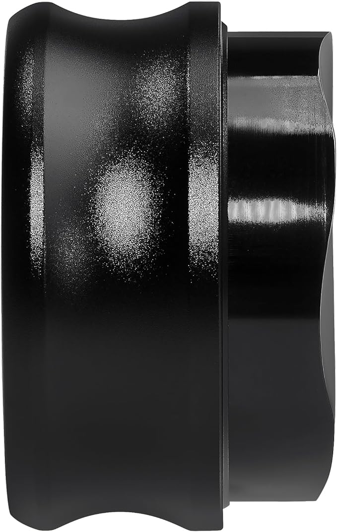 Normcore 58.5mm Coffee Gravity Distributor, Espresso Gravity Distribution Tool for 58mm Portafilter, Gravity Adaptive Coffee Distributor Leveler, Titanium PVD Coating 5 Blade base