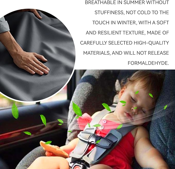 Car Center Console Armrest Cover with Storage Pockets, Universal Upgraded Microfiber Leather Center Console Organizer Protector for Most Cars SUVs Trucks Armrest Pad Interior Accessories (Black)