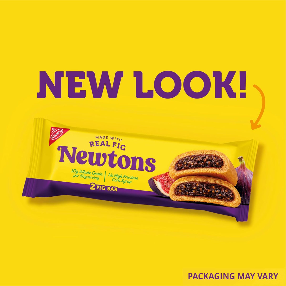 NEWTONS Soft Baked Real Fruit Fig Bars, Fig Cookies, 40 Snack Packs (2 Cookies Per Pack, 4 Boxes)