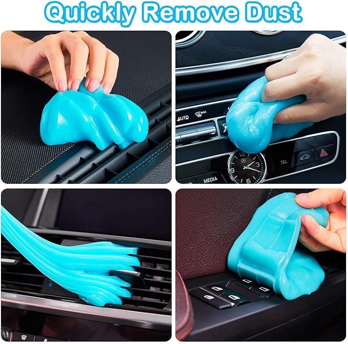 Car Cleaning Gel for Audi R8 2008–2025, 200g × 2 Pack Car Interior Cleaner Slime, Auto Detailing Tools, Auto Dust Car Crevice Cleaner