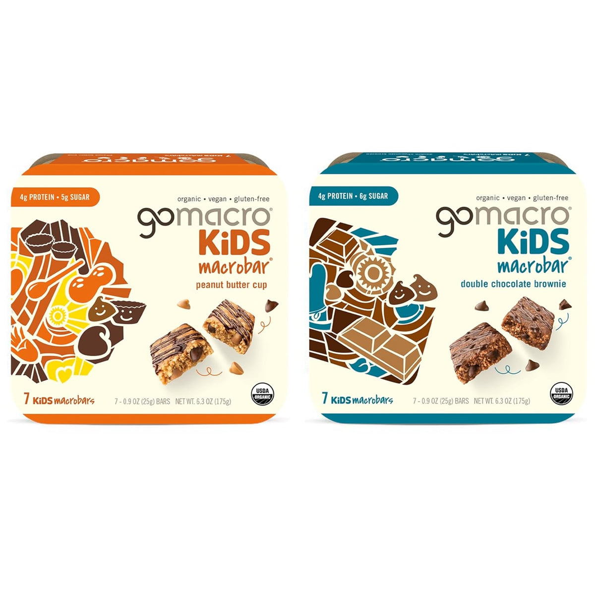 Gomacro, Bar Kids Cinnamon Roll Organic, 6.3 Ounce, 7 Count