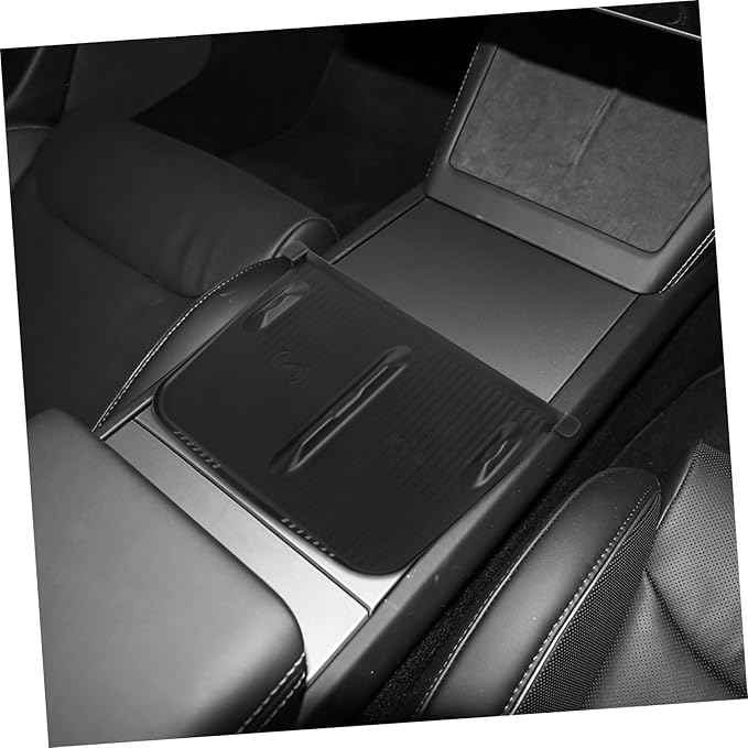 Gatuida Charging Phone Pad for Skid Silicone Mat for Center Console Upgraded Design for Secure Charging and Interior Aesthetics Black