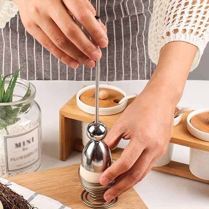 Egg Cracker Tool,Egg Topper, Egg Cutter,Egg Shell Remover,Matching Stainless Steel Egg Cutter Tool,Good In the Kitchen