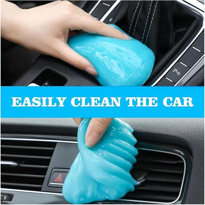 160g Car Cleaning Gel - Multifunctional Slime for Air Vents, Outlets, and Keyboards - High Efficiency Remover for Car Interior and Home Use(I)