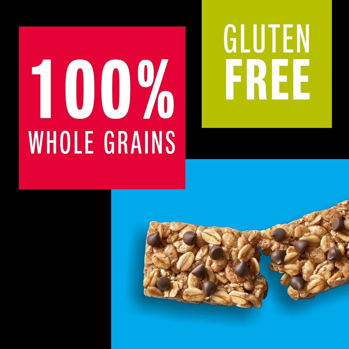 KIND Chewy Granola Bars, Chocolate Chip, Gluten Free, Low Calorie, Healthy Snacks, 10 Count