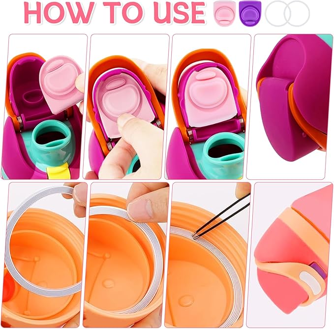 2 Sets Replacement Stopper and O Ring Gasket Compatible with Owala FreeSip 24oz 32oz,Water Bottle Lid Insert Cap Rubber Seal Parts for Owala 16/19/24/32/40oz Mouthpiece Accessories FA1
