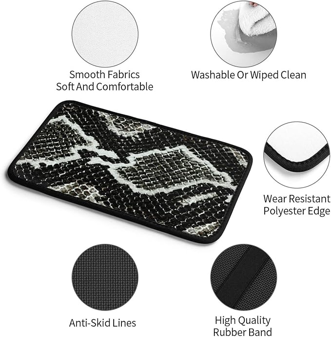 Snake Skin Reptile Auto Center Console Pad Car Armrest Seat Box Cover Protector Universal Fit Car Decor Handrail Box Arm Rest Cushion Lid