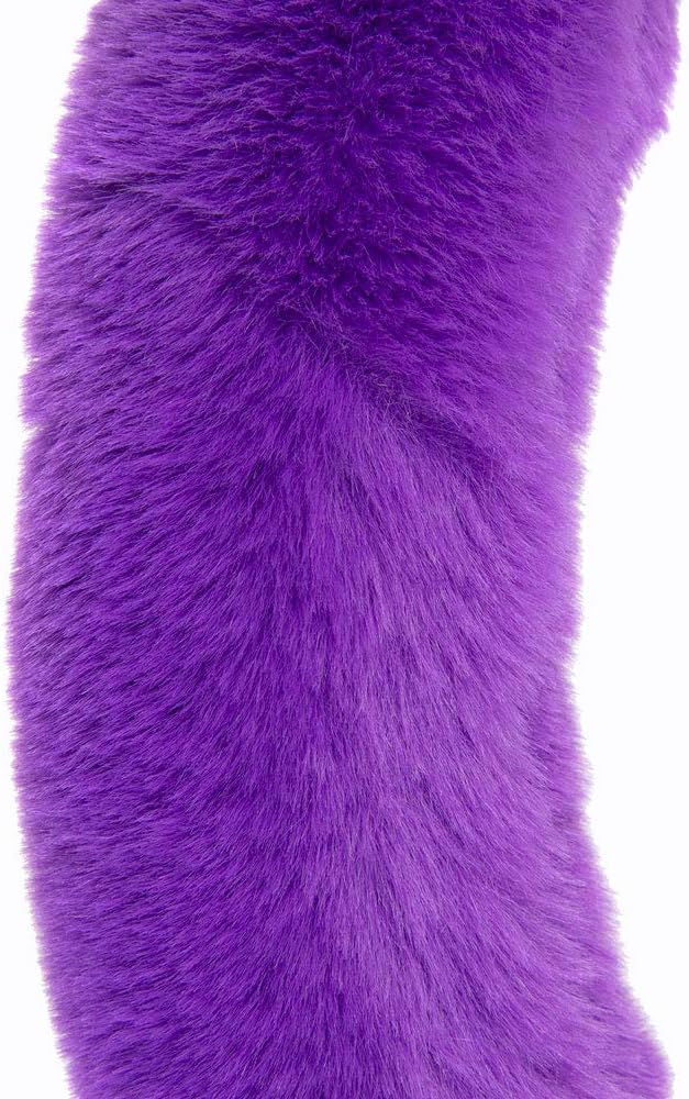 Carbella Faux Fur Steering Wheel Cover for Women – Wool Sheepskin Fluffy Fleece Warm and Cozy Comfort for Hands in Winter, Fits Most Steering Wheel Sizes 14.5 - 15