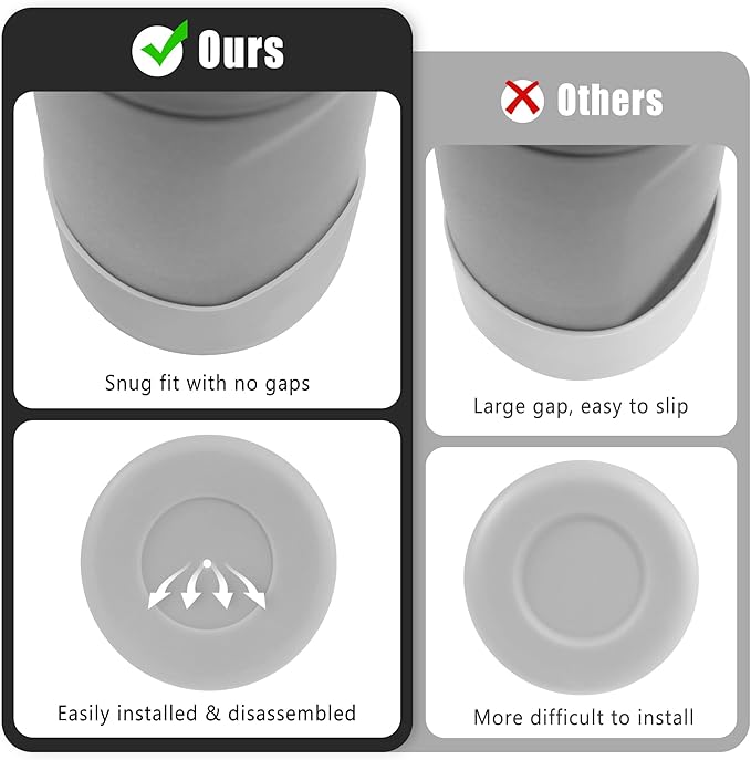 Mokoart Silicone Boot Compatible with Owala Kids Water Bottle 16/14 oz, Anti-Slip Rubber Bottom Protective Sleeve for Owala Kids FreeSip 16oz, Accessories for Owala Kids Flip 14oz