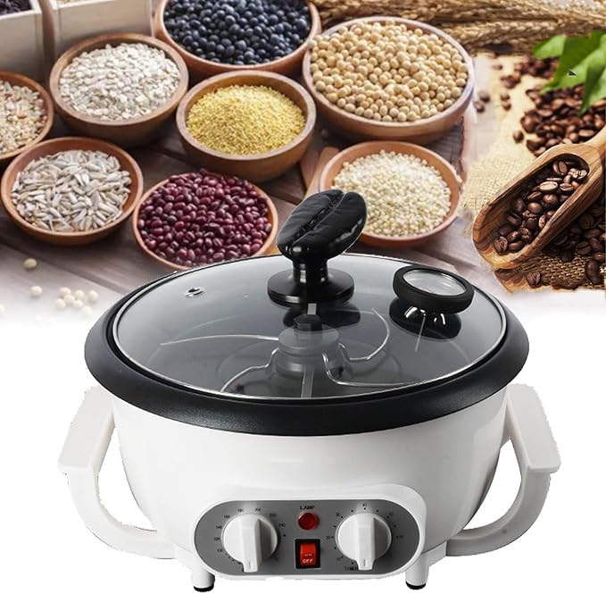 750g Electric Coffee Roaster Machine for Home Use - Adjustable Temperature & Timer, Perfect for, Peanuts, Popcorn & More(220V)