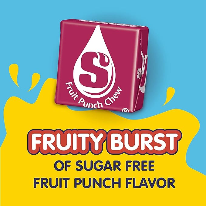 Starburst Singles To Go Powdered Drink Mix, Fruit Punch, 3 Boxes with 6 Packets Each - 18 Total Servings, Sugar-Free Drink Powder, Just Add Water, 6 count (Pack of 3)