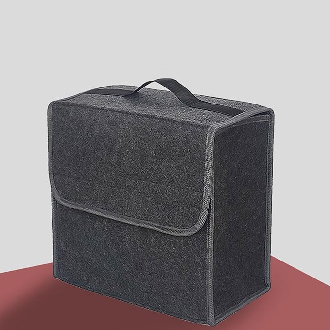 Car Trunk Storage Organize Felt Multiple Pocket Toolbag Practical Car Accessory Organize Bag for Keeping Auto Gear Tidy