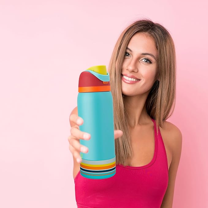 HEYSKAY 2PCS Silicone Boot for Owala Flask Water Bottle Anti-Slip Protective Sleeve for Owala Twist,FreeSip and Flip Stainless Steel Water Bottle BPA-Free Boot Bottom Base