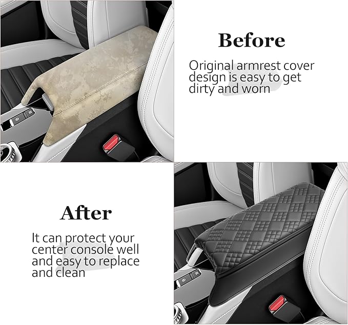 SKTU for 2025 2026 Mitsubishi Outlander Center Console Cover for 2025 2026 Mitsubishi Outlander Armrest Cover Mitsubishi Outlander 2025 2026 Accessories Console Cushion 2025+ Outlander Seat Box Cover