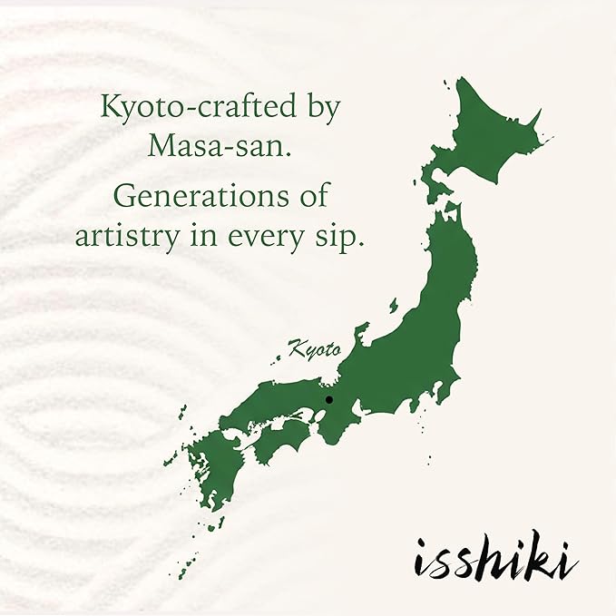 Isshiki Matcha Powder – Premium Ceremonial Grade Samidori Green Tea from Uji, Japan – Exceptional Authentic Japanese Matcha - Quality 30g Tin - 20 Servings