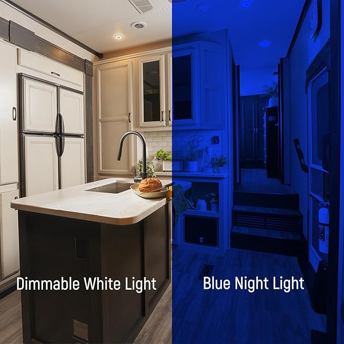 Luxury Mirror Panel Light and RV USB Charger Bundle