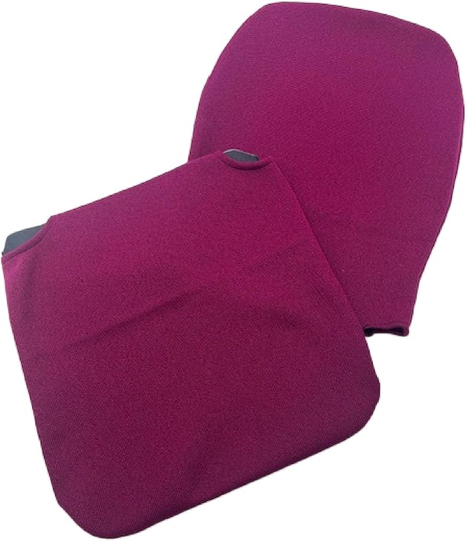 McCarty’s SacroEase MSC1-PURPLE Cover Only – Replacement Cover for SacroEase Premium & Deluxe Lumbar Back Support Car Seat Cushion (Insert Not Included) – Fits 16 x 15 x 19 Inches