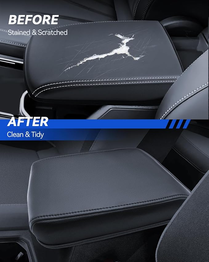 Armrest Cover for Volkswagen Taos S/SE/SEL 2022 2023 2024 2025 Accessories Center Console Middle Lid Pad Protector for Car Elbow Rest