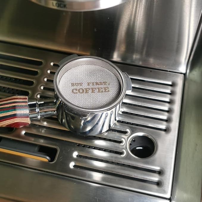 GEMINI Espresso Puck Screen - 53.3mm,1.7mm Thickness 150μm Espresso Filter Screen - Mesh Coffee Reusable Filter For Espresso Portafilter Filter Basket 54mm - Made With 316 Stainless Steel