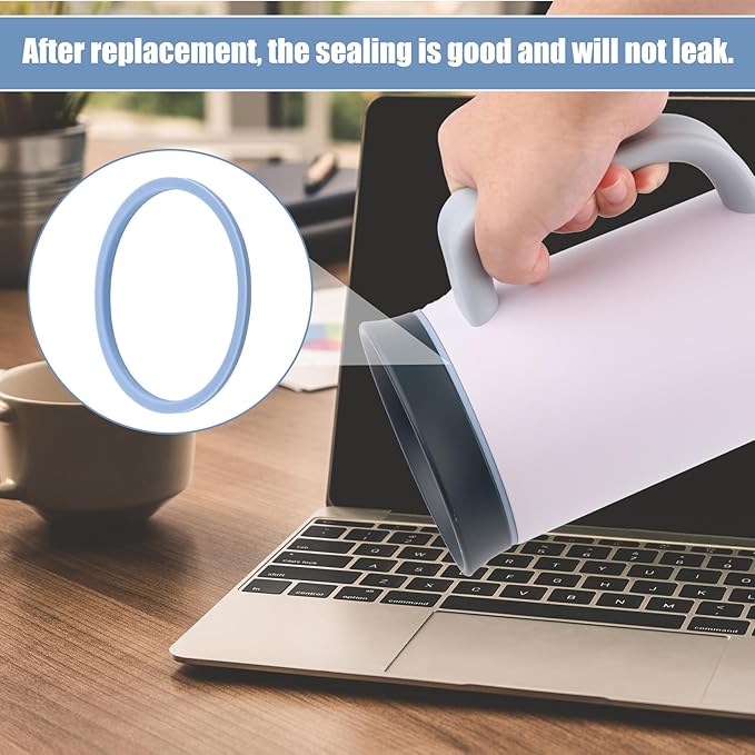 4pcs Gasket Replacement for Owala 40oz Tumbler, O Shaped Rubber Lid Seal Ring Water Bottle Accessories Replacement Part Compatible with Owala 40oz Stainless Steel Cup
