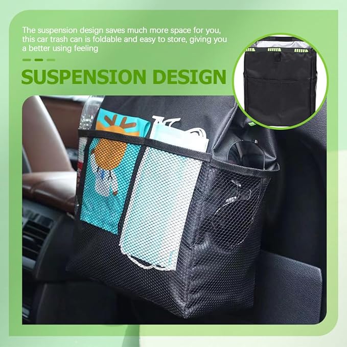Car Backseat Organizer Large Capacity Waterproof Storage Hanging Bag for Vehicle Interior with Multi-Pocket Design Suitable for Travel and Daily Use