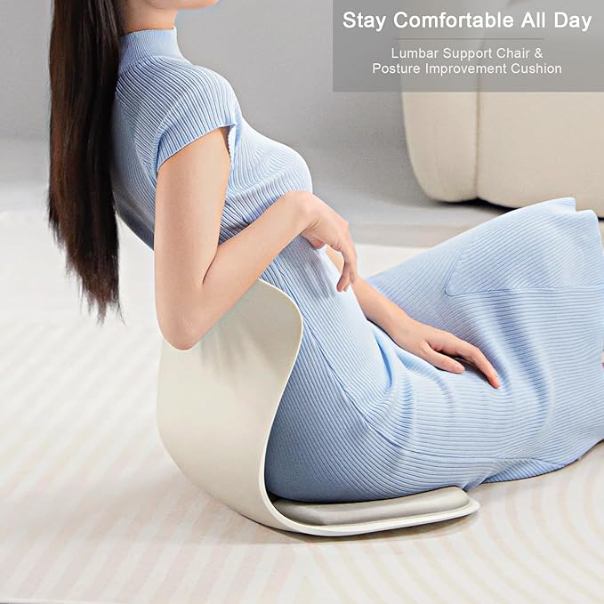 Posture Support Cushion - Lumbar & Back Support for Office Chair, Car Seat, Sofa, Ergonomic Chair & Back Cushion Back Support (03)