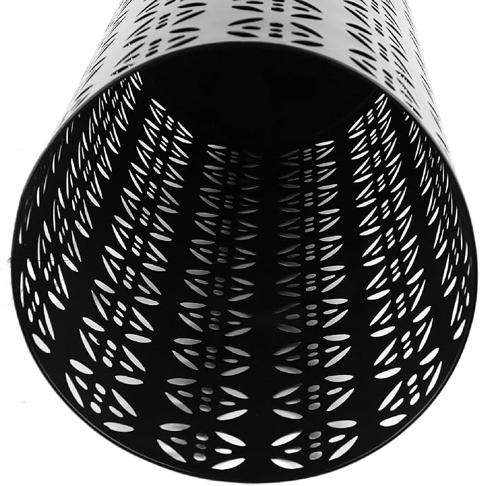 Round Umbrella Organizer Bin, Freestanding Metal Umbrella Holder Umbrella Stand Rack for Entryway, Canes Walking Sticks Holder Rain Collection for Home, Office (S 62x50cm / 24.41x19.69in)