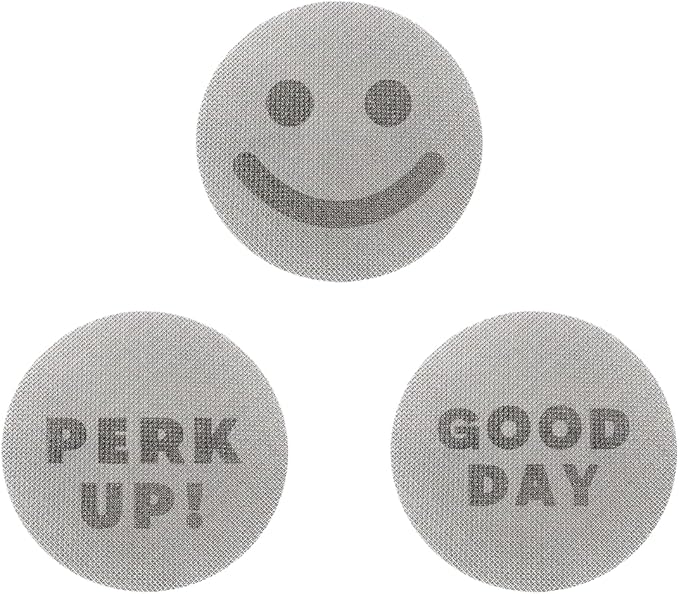 Generic Happy Puck Espresso Puck Screens (3 Pack) | Stainless Steel Mesh | For All Portafilter Sizes 58.5MM, 53.5MM, 51MM | Coffee Filter Screen (58.5mm)