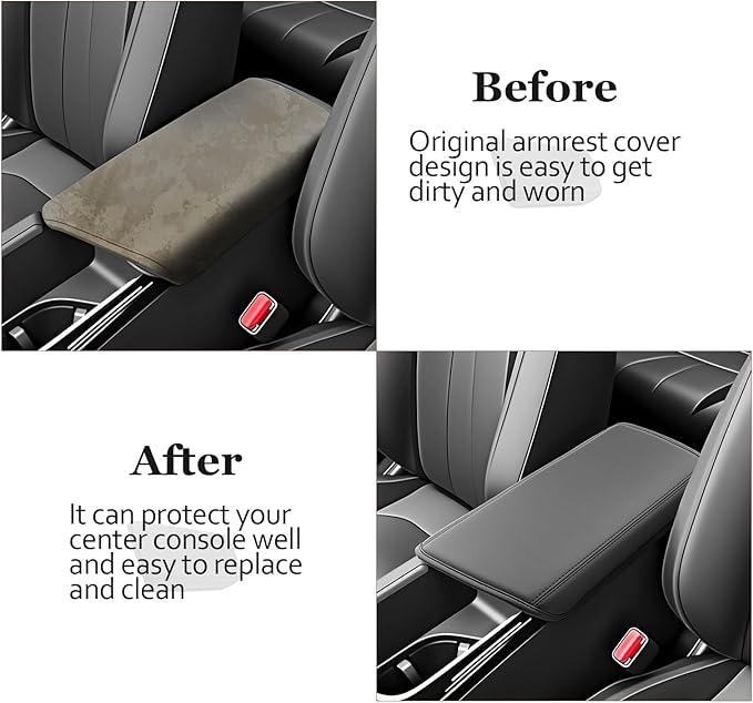 SKTU for 2025 2026 Acura ADX Center Console Cover for 2025 2026 Acura ADX (Base/A-Spec/A-Spec Advance) Armrest Cover Acura ADX 2025 2026 Accessories 2025 2026 ADX Soft Center Console Cushion-Durable