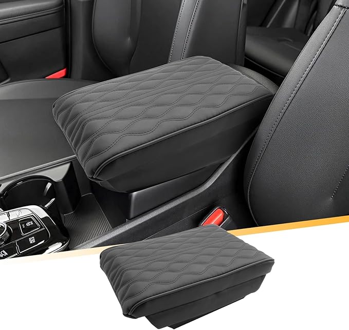 Armrest Cover for 2023-2026 Kia Sportage NQ5(LX/EX/X-Line/SX/SX Prestige/X-Pro/X-Pro Prestige) Kia Sportage NQ5 Accessories Center Console Cover Arm Rest Protector Middle Protector PU Leather,Non-Slip