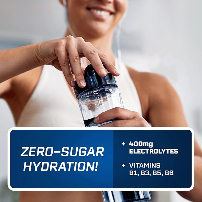 PeakH20 Electrolytes Powder Hydration Packets | Berry Blue | 72 Servings | Sugar Free Water Flavor Packets for Workout Recovery