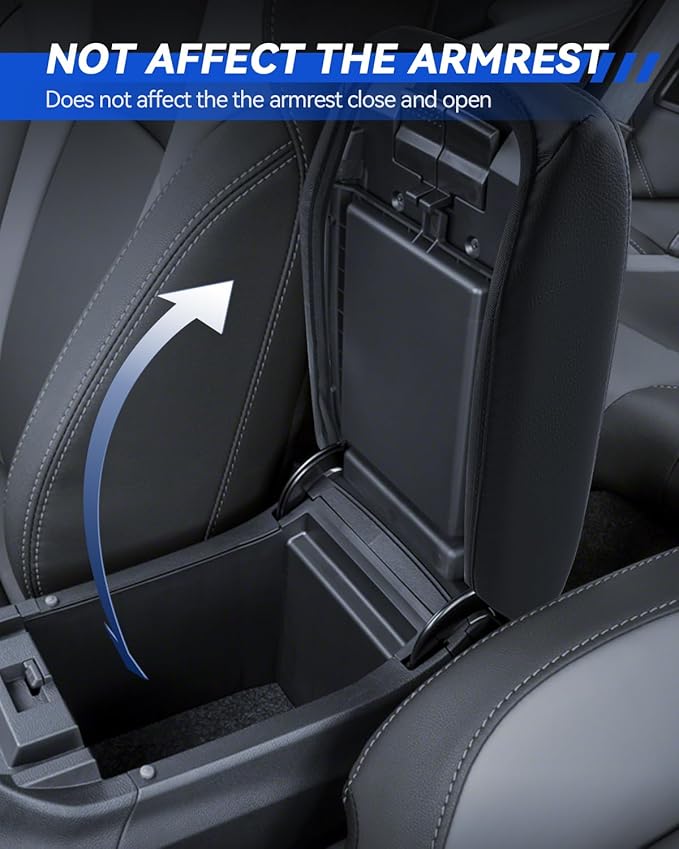 Armrest Cover for Toyota Land Cruiser 2024 2025 Accessories Center Console Middle Lid Pad Protector for Car Elbow Rest