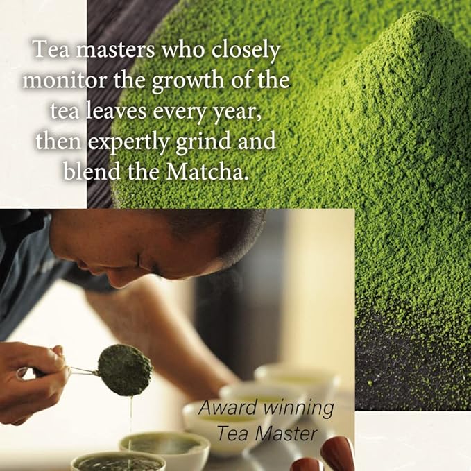 Premium Ceremonial Matcha Green Tea Powder from Japan | Matcha KIMIKURA | Japanese Tea KIMIKURA (100g pack)