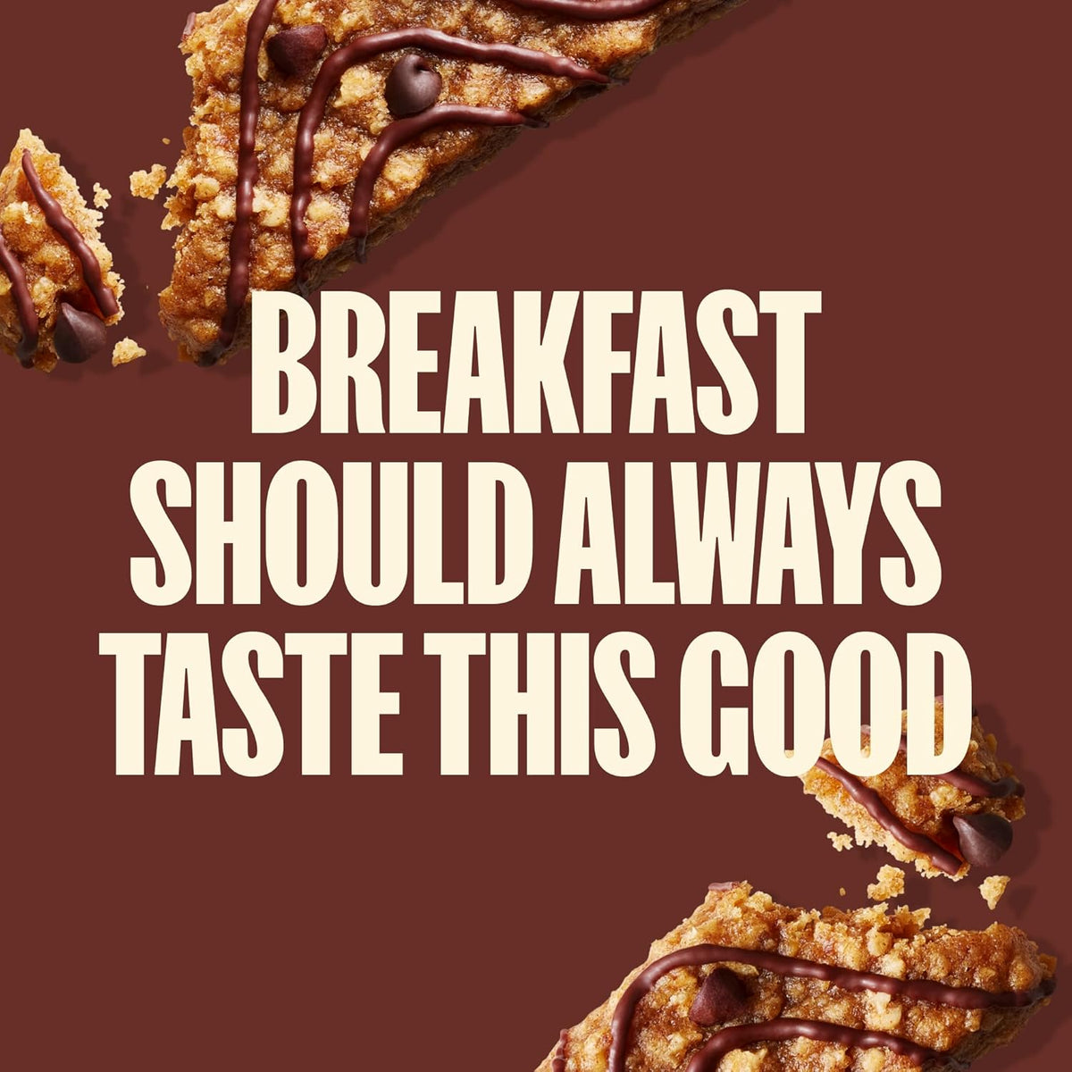 MadeGood Mornings Soft Baked Breakfast Bars, Chocolate Chip, 1.06 Oz (30 Count) Gluten Free Snacks