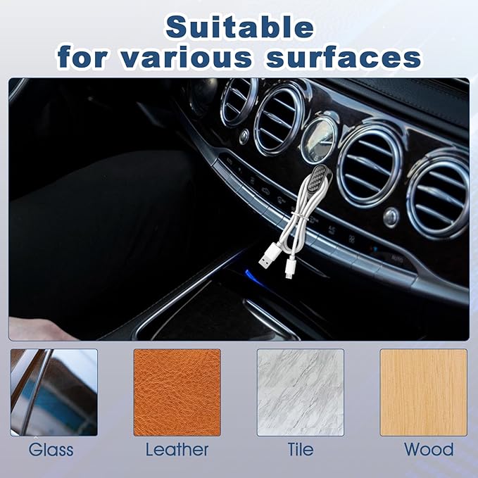 Bremorou 8 Pcs Car Hooks Key Holder For Car Purse Hook For Strong Self-Adhesive Backseat Hangers Mini Hooks Multifunctional Wall Hanging For Key Charging Cable Earphone Interior Accessories