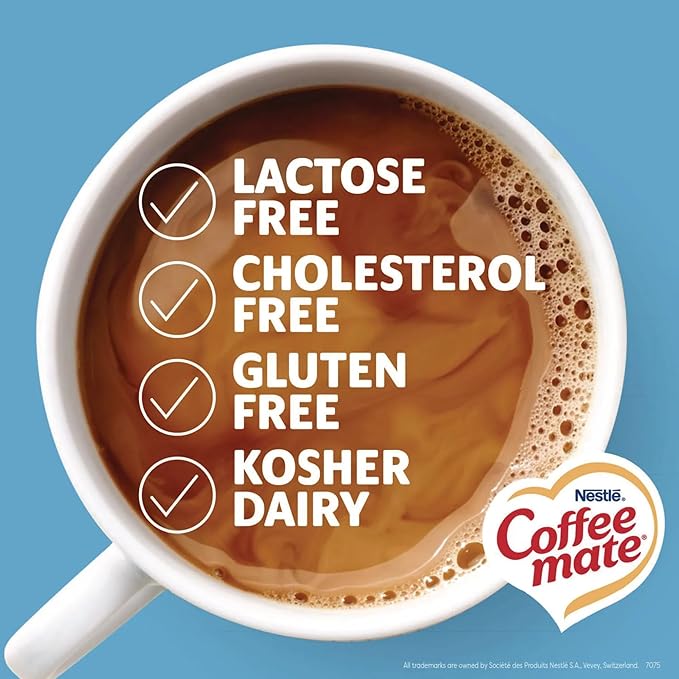 Coffee mate French Vanilla, Hazelnut Powdered Creamer Variety, 15 oz (Pack of 2)