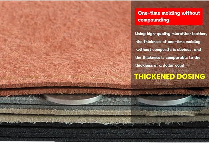 Car Steering Wheel Cover, DIY Sewing Steering Wheel Protector, Breathable Anti-Slip Microfiber Leather Stitch On Wrap, Universal for 14.5-15 Inches Most Cars SUVs and Trucks