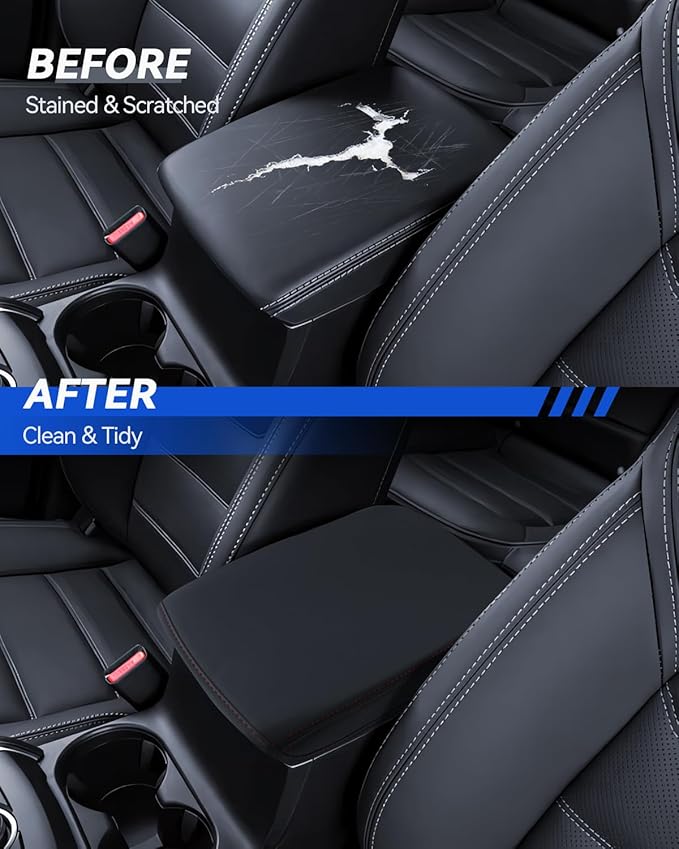 Armrest Cover for Mazda CX-5 2018-2023 2024 2025 Accessories Center Console Middle Lid Pad Protector for Car Elbow Rest