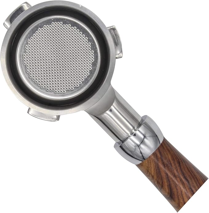 54mm Coffee Stainless Filter Basket, Two Cup-Single Wall, Non-pressure Filter Accessories Compatible with Breville 54mm Portafilter, Fit Breville Barista Express/Pro/Touch, Infuser, Duo-Temp Pro