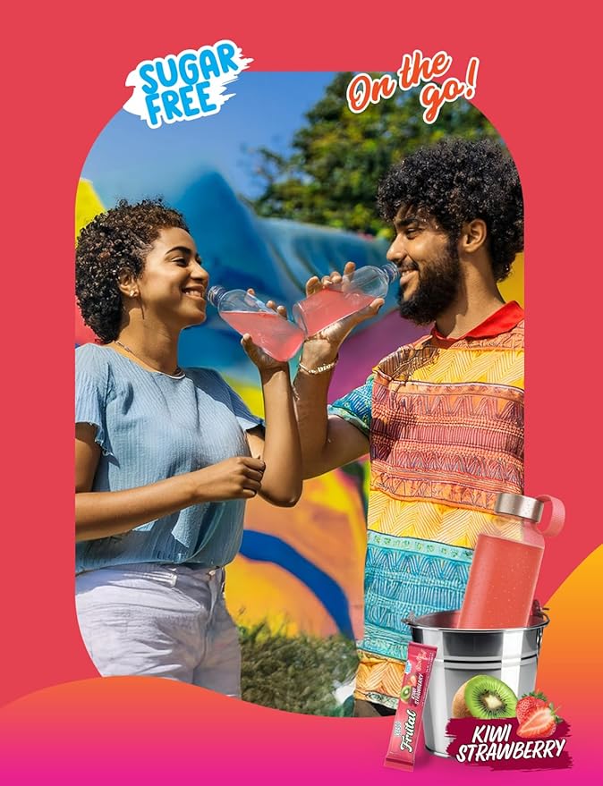 Árbol Frutal On-The-Go! | Powdered Drink Mix – Strawberry Kiwi Flavor, Sugar Free – 30 Stick Packs