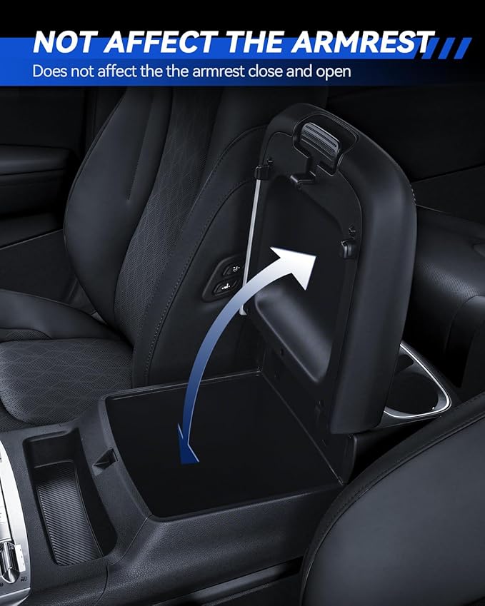 Armrest Cover for Kia Carnival 2026 2025 2024 2023 2022 Accessories Center Console Middle Lid Pad Protector for Car Elbow Rest