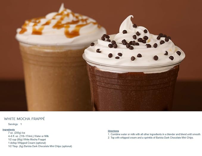 Ghirardelli White Mocha Frappe, 3.12 Pound