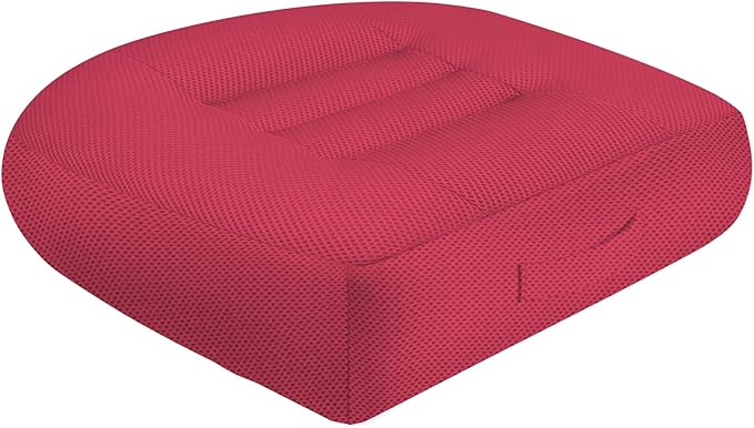 Height-Adjustable Seat Cushion-15.7x15.7x4.7inches Improved Model with Adjustable Height Breathable Nylon mesh Fabric Ergonomic Design Suitable for use in Cars, Offices, and Outdoors