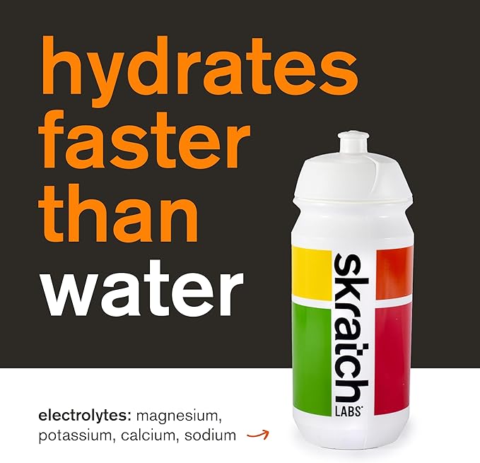 Skratch Labs Hydration Sports Drink Mix Packets – Real‑Fruit Electrolyte Powder for Fast Hydration & Endurance | Orange | 20 Pack | Vegan, Non‑GMO, Clean Ingredients