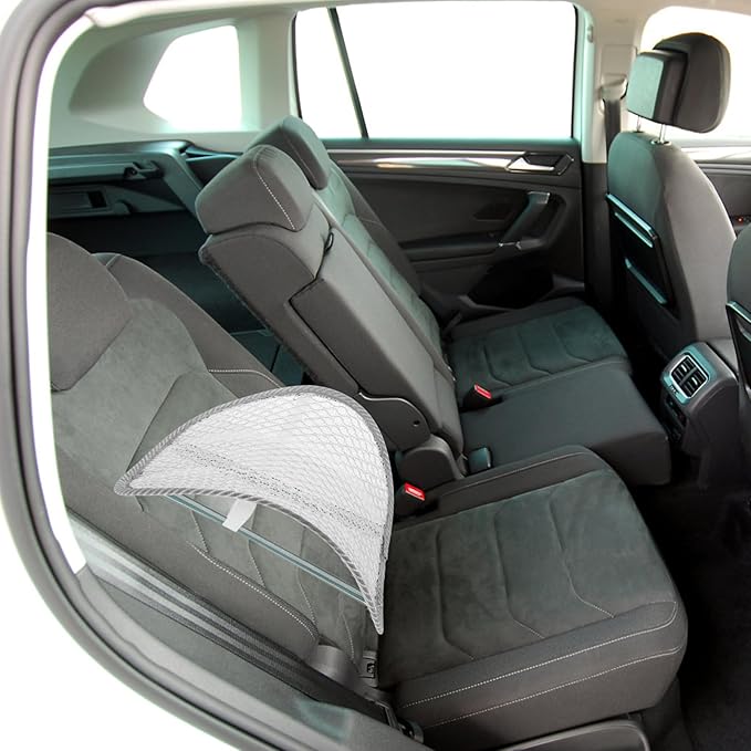 Healifty Car Seat Lumbar Support Pad Breathable Ergonomic Back Cushion for Driving and Office Use Lower Back Comfort 15.74X14.56X0.78 Inches